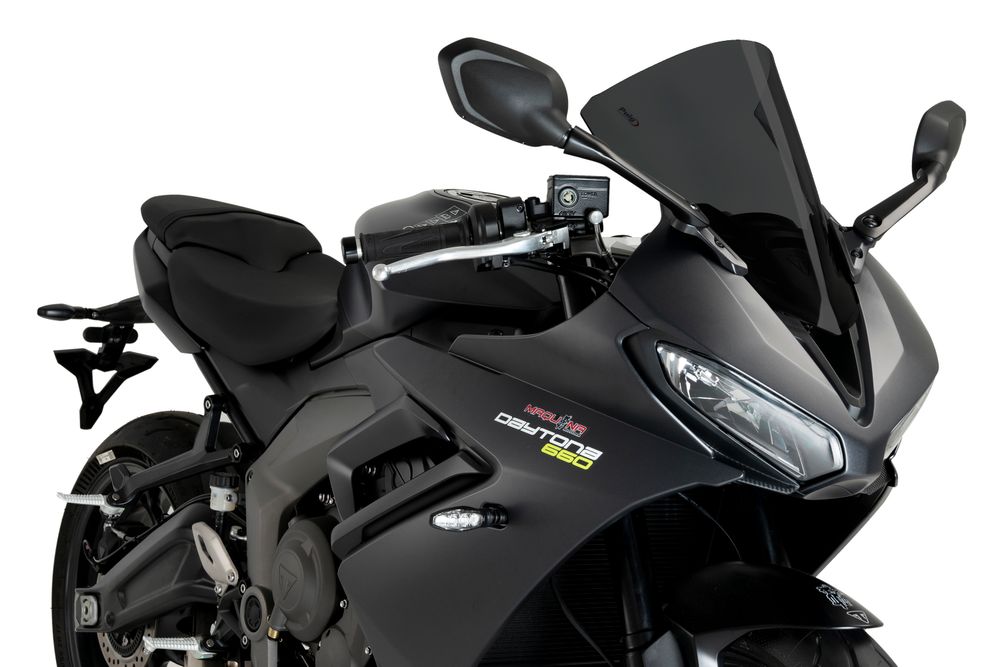 PUIG 22085F R-Racer Scheibe  passend fuer TRIUMPH DAYTONA 660 Stark getönt