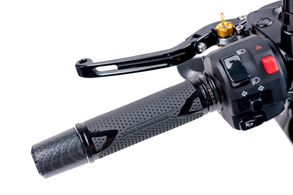 PUIG 6325N Radikal Griffe  passend fuer KAWASAKI KLE500 Schwarz