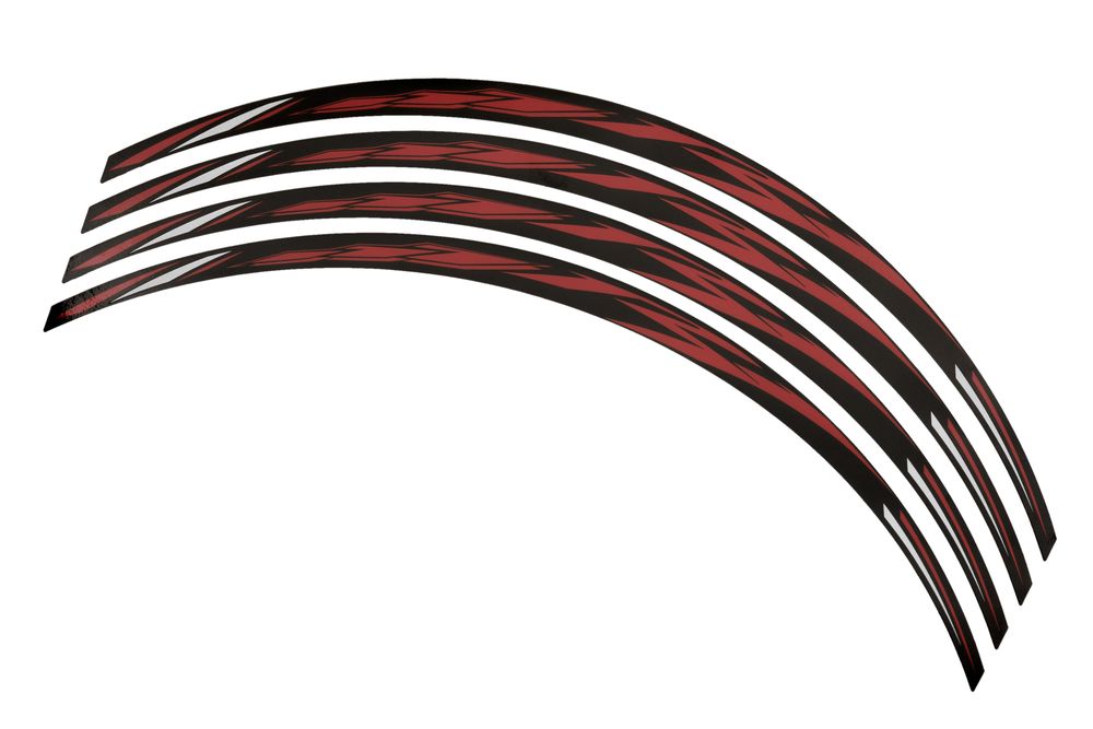 PUIG 5123R Rim Strips  passend fuer UNIVERSAL UNIVERSAL Rot