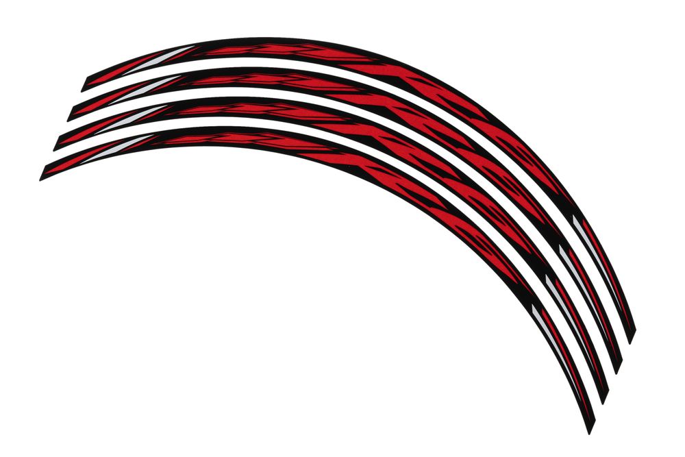 PUIG 5124R Rim Strips  passend fuer UNIVERSAL UNIVERSAL Rot