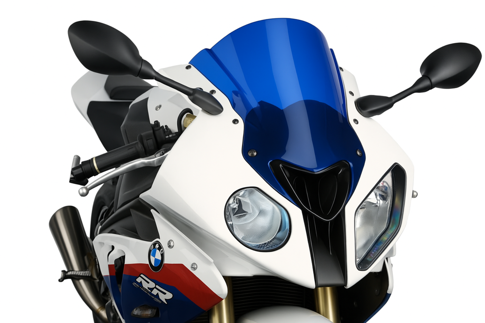 PUIG 5205A Z-Racing Scheibe  passend fuer BMW S1000RR Blau