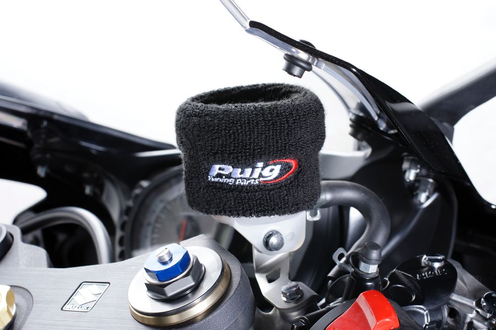 PUIG 5208N Vorderer Bremskanalhandschuh  passend fuer UNIVERSAL UNIVERSAL Schwarz