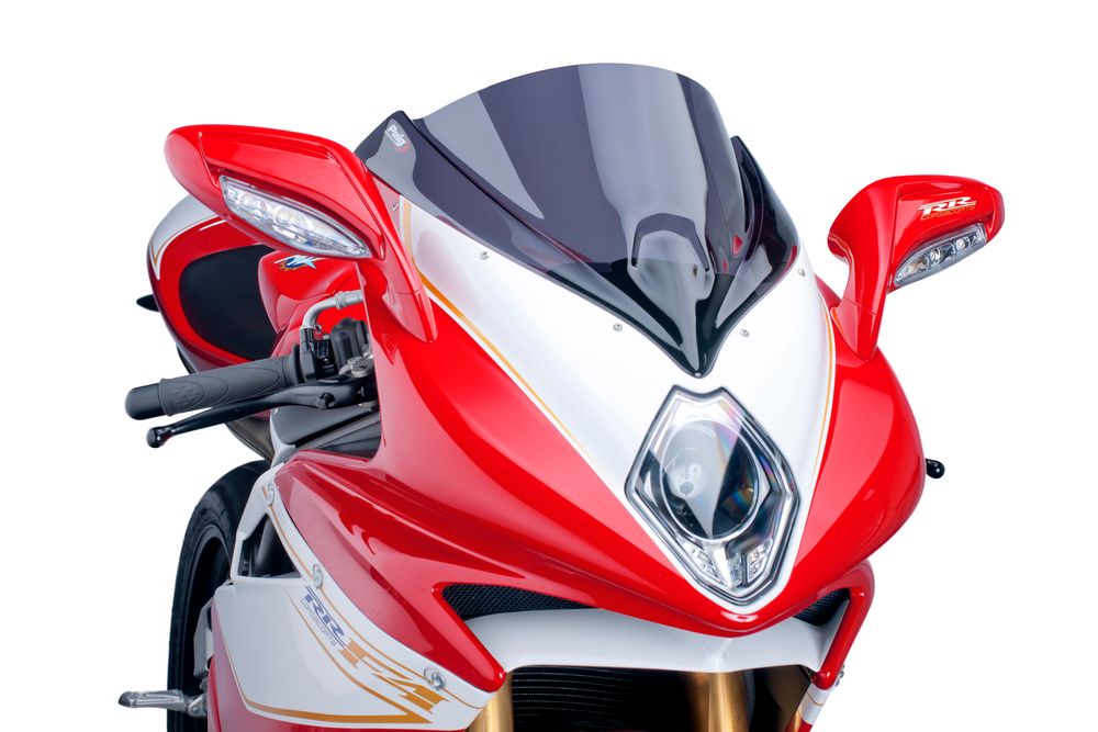 PUIG 5256F Z-Racing Scheibe  passend fuer MV AGUSTA F4 1000 RR Stark getönt