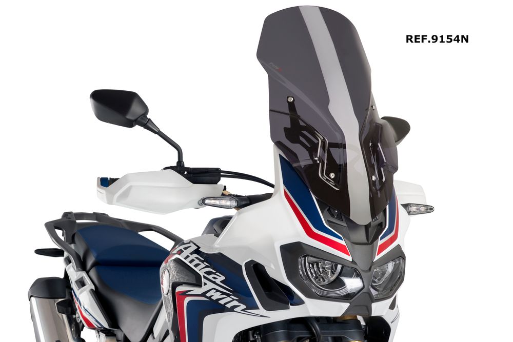 PUIG 9154N M.E.M. (Manueller Hebemechanismus)  passend fuer HONDA CRF1000L AFRICA TWIN Schwarz