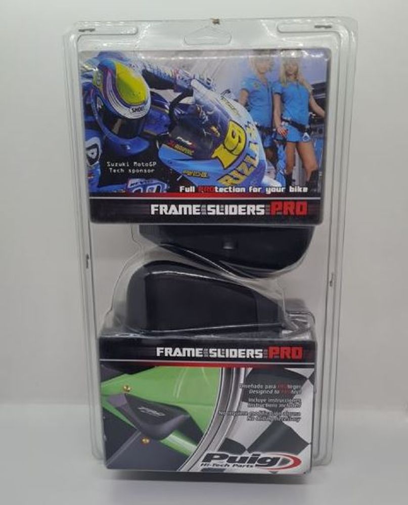 PUIG 5300N Sturzpads Motor PRO verfügbar für Yamaha FZ1/FZ1 FAZER 06 -12 schwarz Crashpads