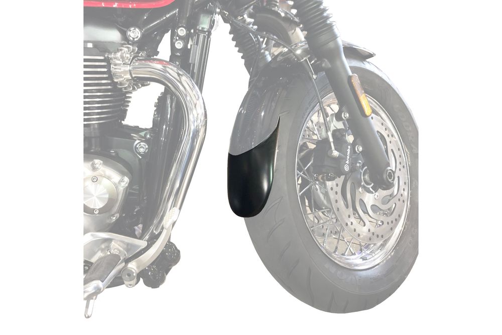 PUIG 3899N Verlängerung des vorderen Schutzblechs  passend fuer TRIUMPH BONNEVILLE SPEEDMASTER Schwarz