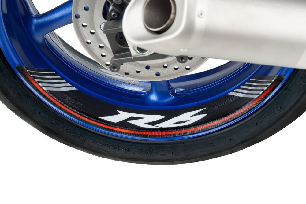 PUIG 5530P Rim Strips Specials  passend fuer YAMAHA YZF-R6 Silber