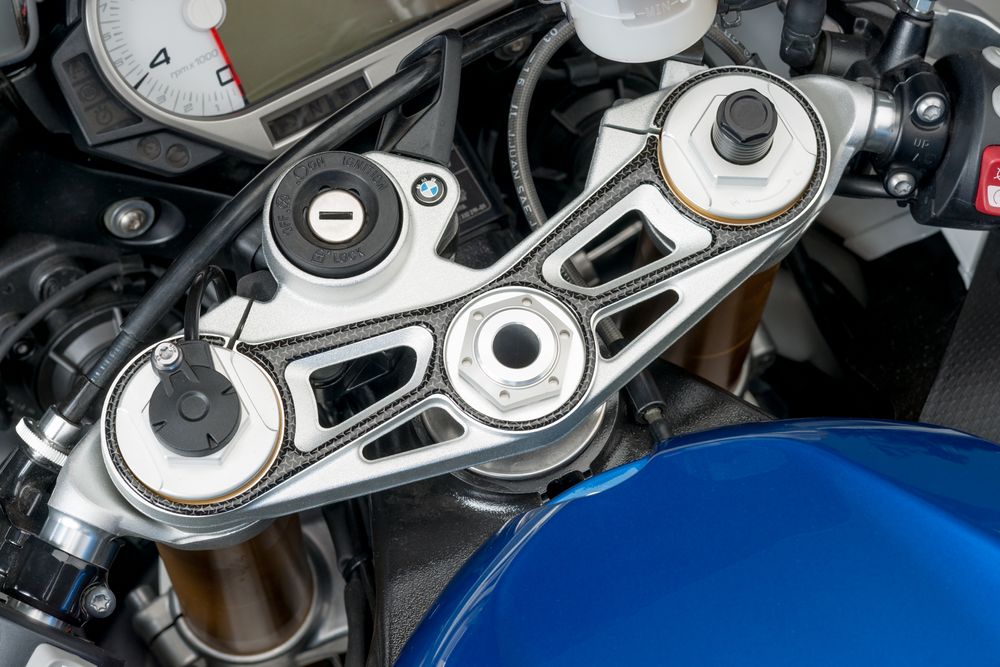PUIG 8289U Naked Yoke Protector  passend fuer BMW S1000RR Grau