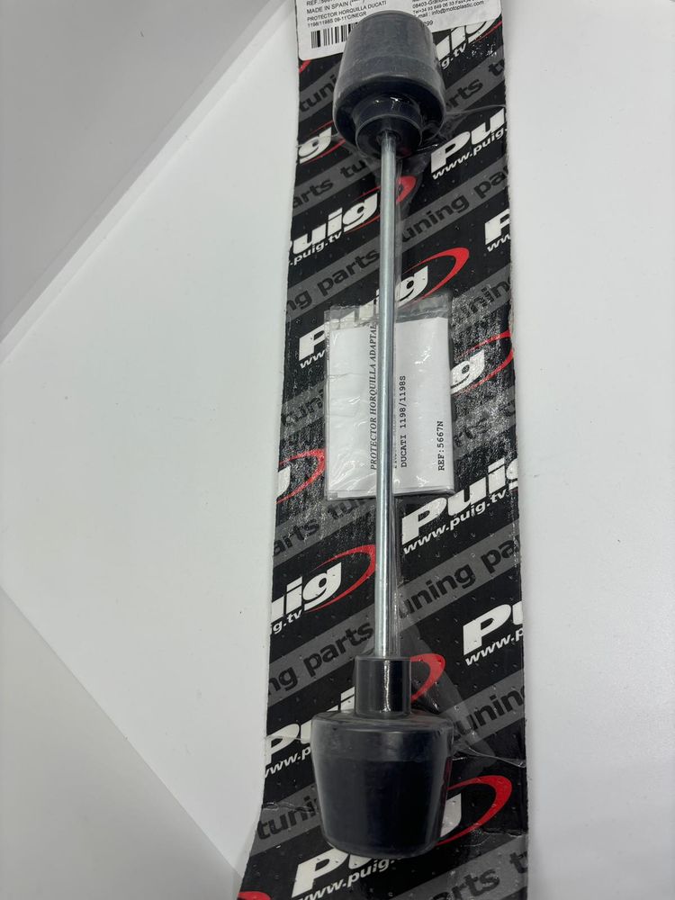 PUIG 5667N Sturzpads verfügbar für Ducati 1198/1198S 09-11 schwarz Set