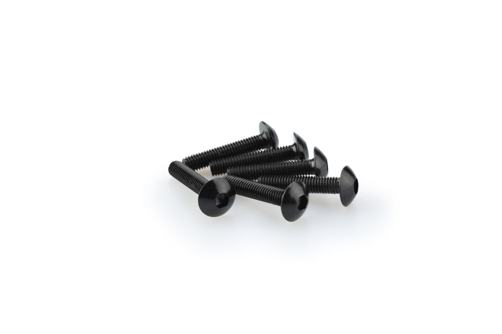 PUIG 0610N Muttern aus Anodisierten Aluminium  passend fuer UNIVERSAL UNIVERSAL Schwarz