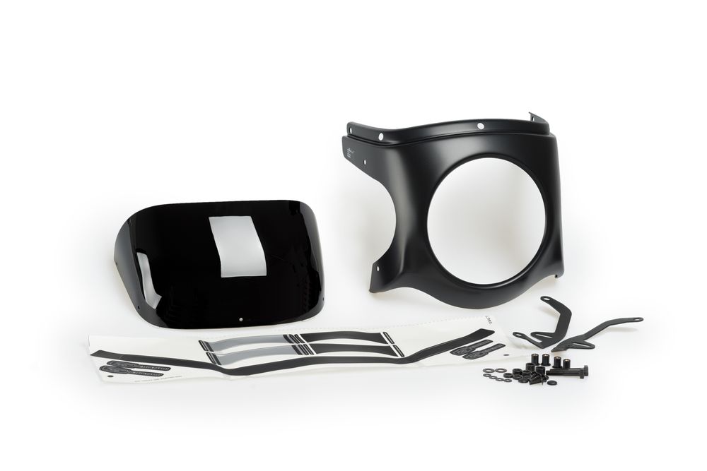 PUIG 9554N Retro-Verkleidungscheibe  passend fuer TRIUMPH BONNEVILLE SPEEDMASTER Schwarz