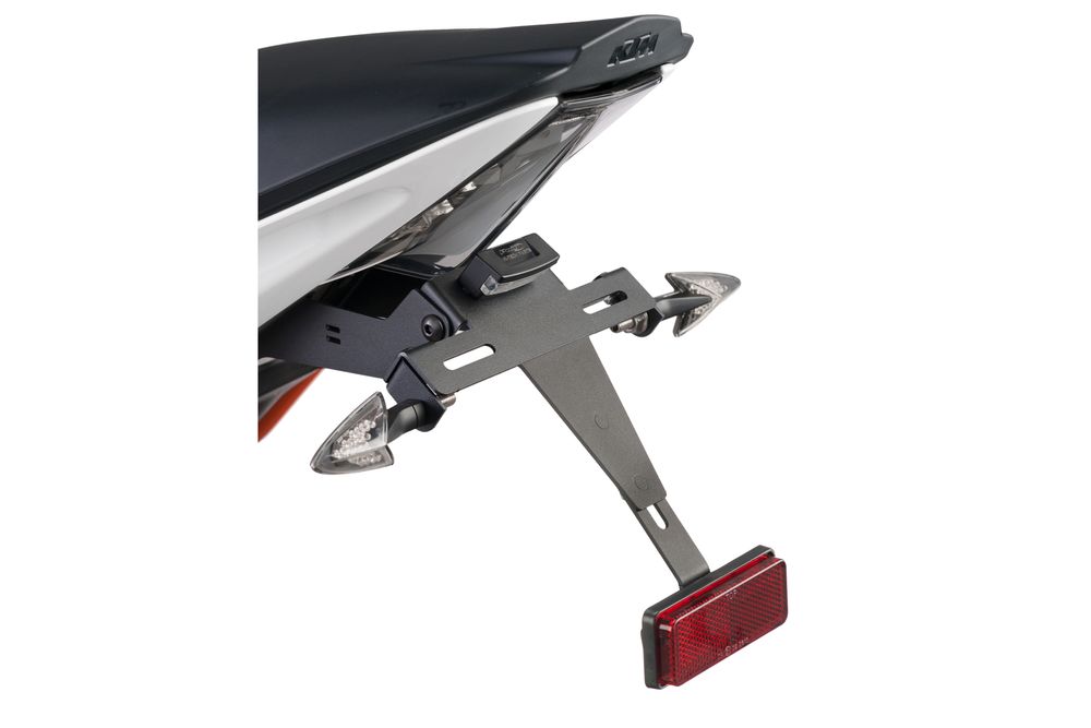 PUIG 7107N Kennzeichenhalters  passend fuer KTM RC125 Schwarz