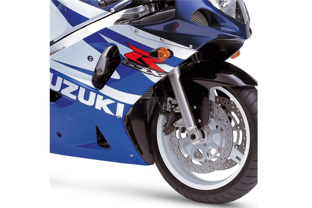 PUIG 9936N Verlängerung des vorderen Schutzblechs  passend fuer SUZUKI GSX-R600 Schwarz