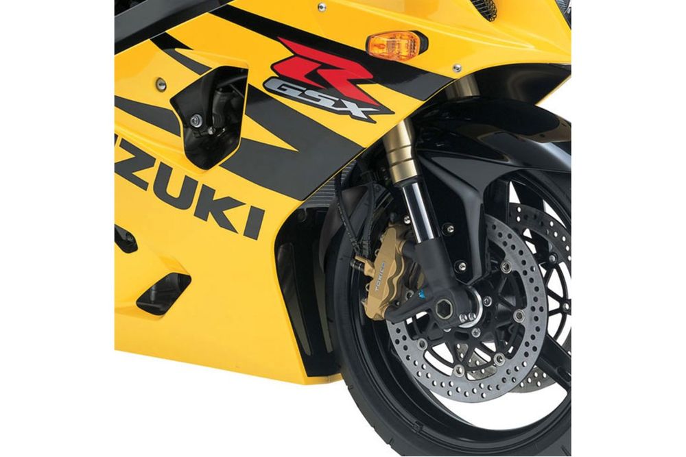 PUIG 9937N Verlängerung des vorderen Schutzblechs  passend fuer SUZUKI GSX-R750 Schwarz