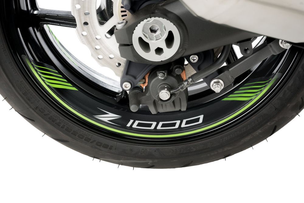 PUIG 7590V Rim Strips Specials  passend fuer KAWASAKI Z1000 Grün