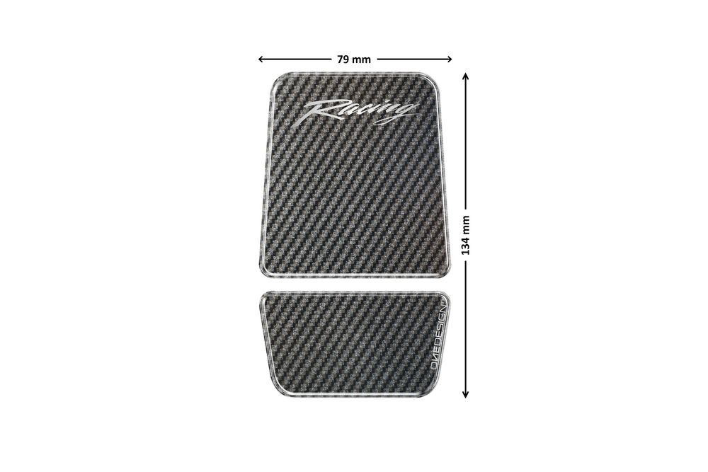 PUIG 2560C Mini und Arrow Tankprotektor  passend fuer HONDA NT650V DEAUVILLE Carbon look