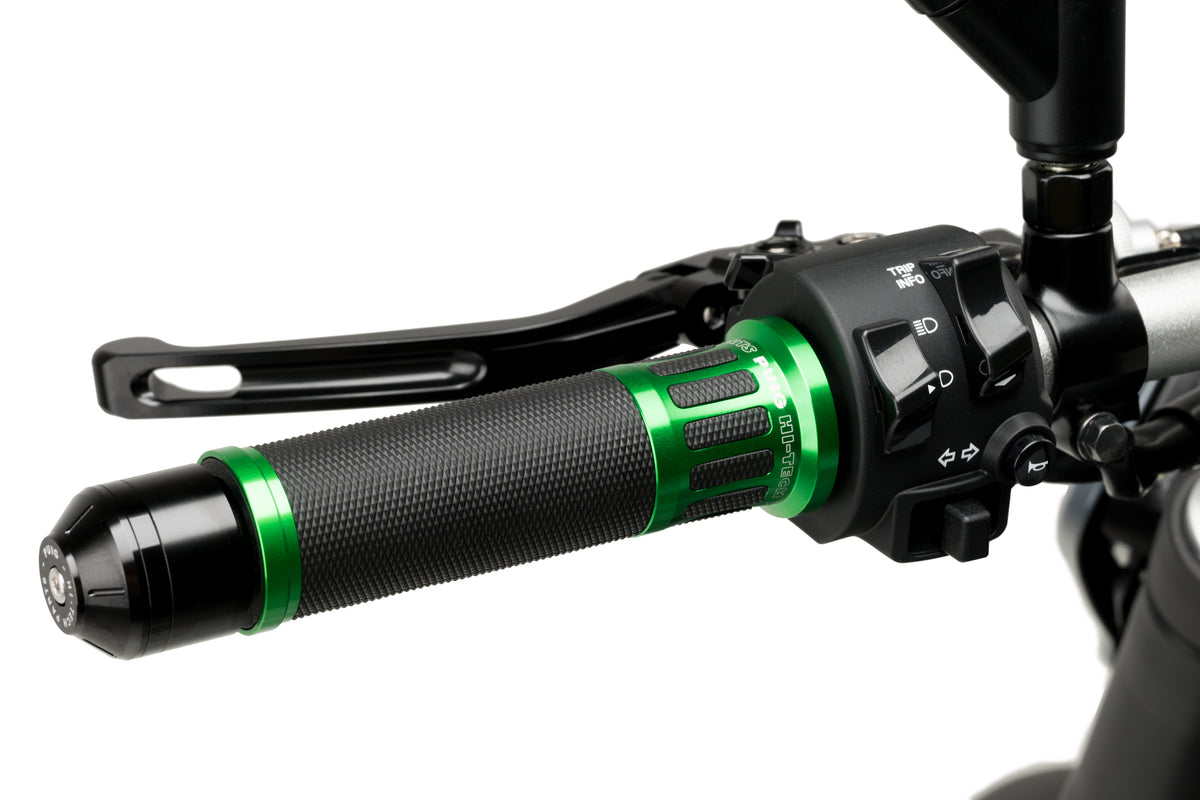 PUIG 5879V Racing Griffe  passend fuer KAWASAKI KLE500 Grün