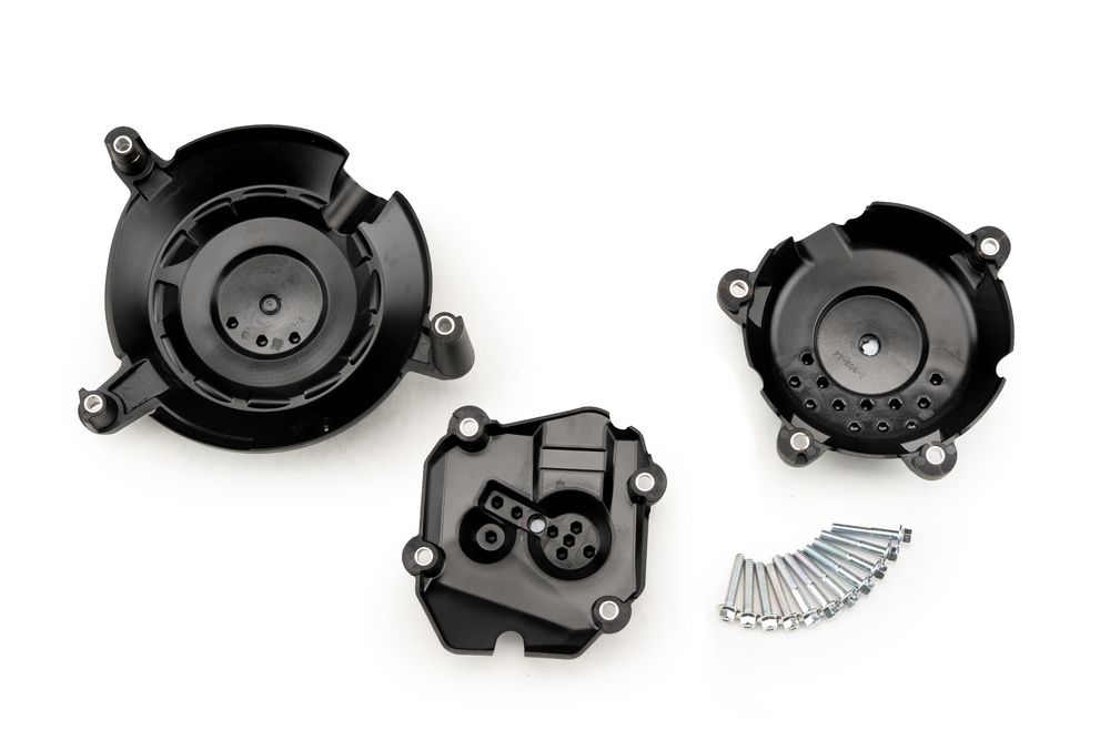 PUIG 21514N Motorschutzhauben Track für Championship  passend fuer KAWASAKI ZX-10R Schwarz