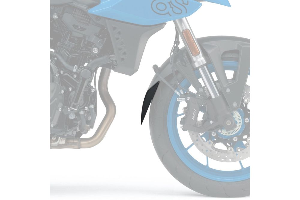 PUIG 21844N Verlängerung des vorderen Schutzblechs  passend fuer SUZUKI GSX-8S Schwarz
