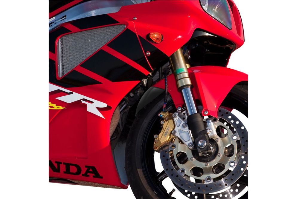 PUIG 9919N Verlängerung des vorderen Schutzblechs  passend fuer HONDA VTR1000 SP-1 Schwarz