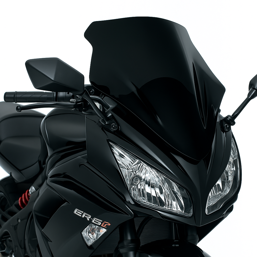 PUIG 5998N Tourenscheibe  passend fuer KAWASAKI ER-6F Schwarz