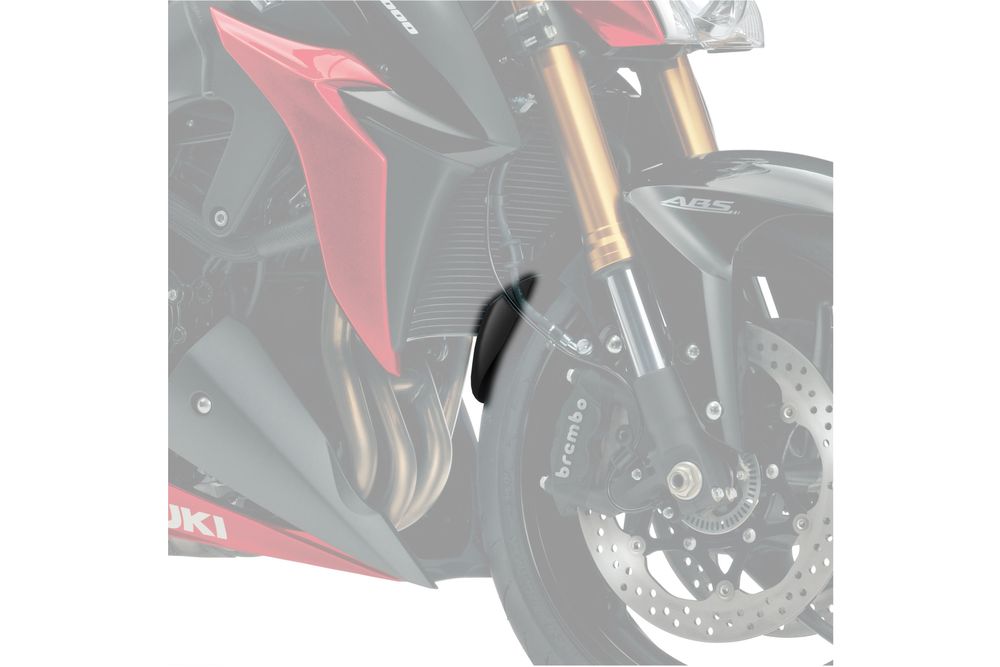 PUIG 8493N Verlängerung des vorderen Schutzblechs  passend fuer SUZUKI GSX-S1000 Schwarz