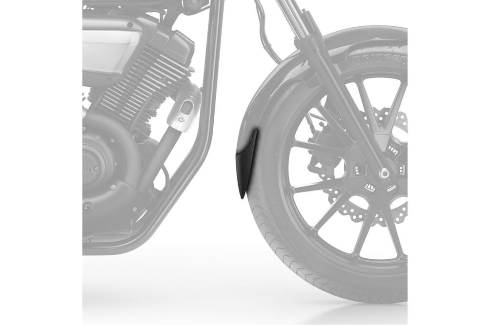 PUIG 9289N Verlängerung des vorderen Schutzblechs  passend fuer YAMAHA XV950 Schwarz