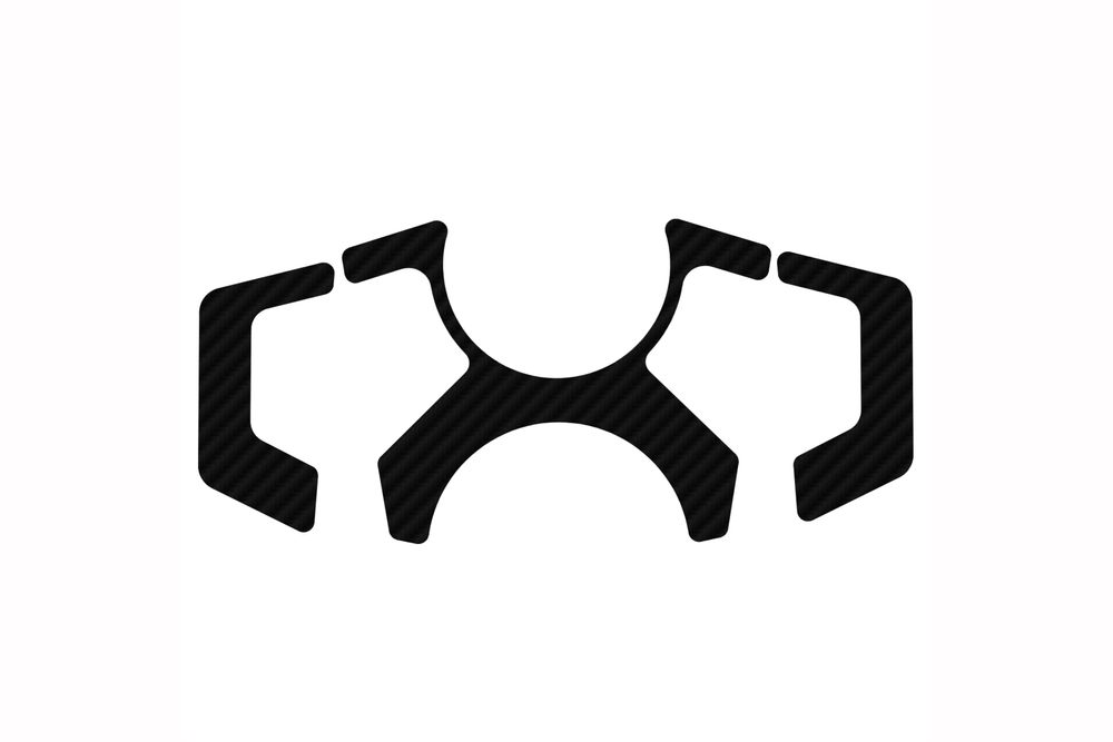 PUIG 9627C Yoke Protector Xtreme  passend fuer KAWASAKI NINJA 400 Carbon look