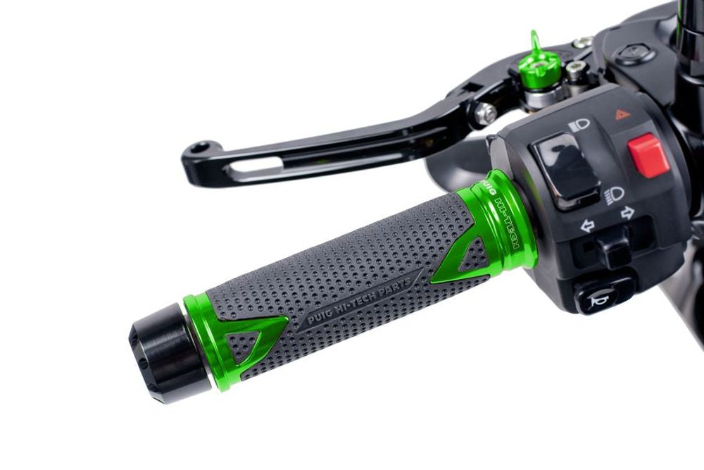 PUIG 8191V Radikal Griffe  passend fuer KAWASAKI KLE500 Grün