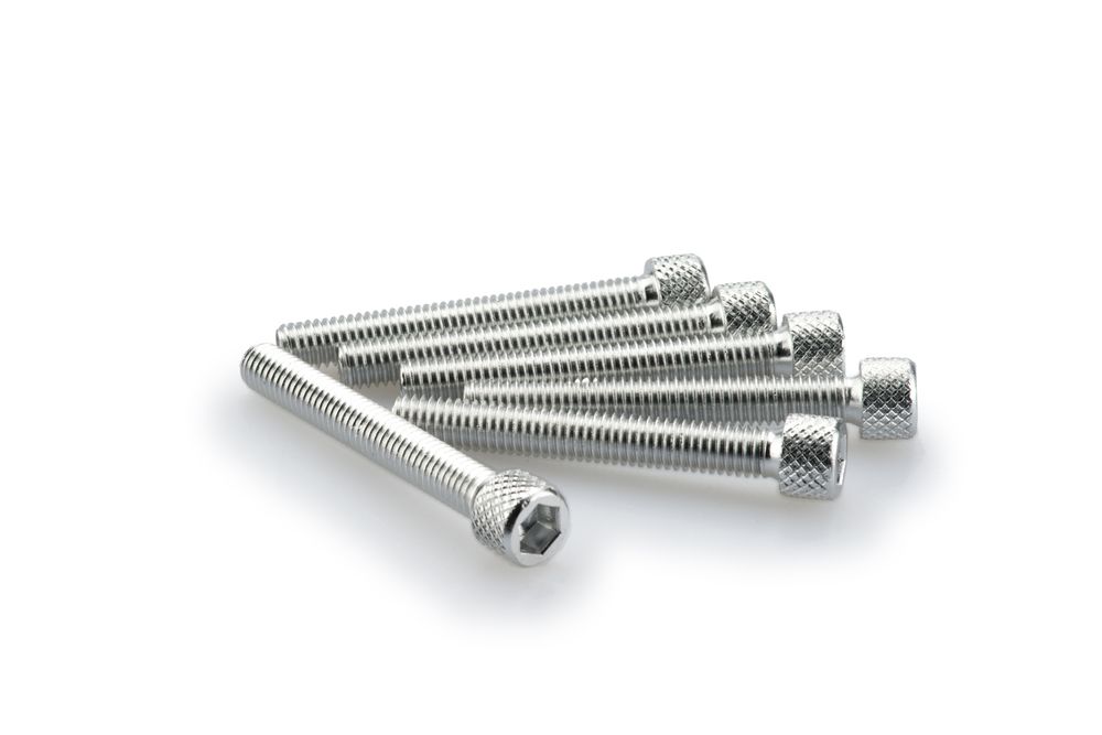 PUIG 0370P Muttern aus Anodisierten Aluminium  passend fuer UNIVERSAL UNIVERSAL Silber