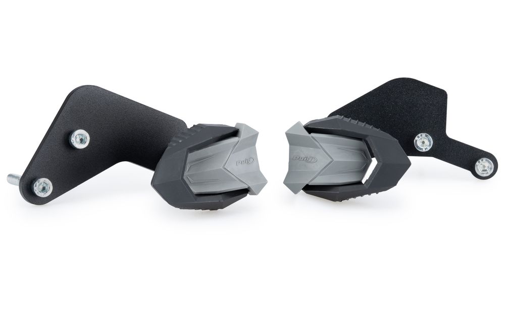 PUIG 6055N Sturzpads R19  passend fuer KAWASAKI ER-6F Schwarz