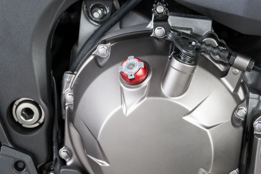 PUIG 6156R Ölverschlusskappe  passend fuer HONDA NT650V DEAUVILLE Rot
