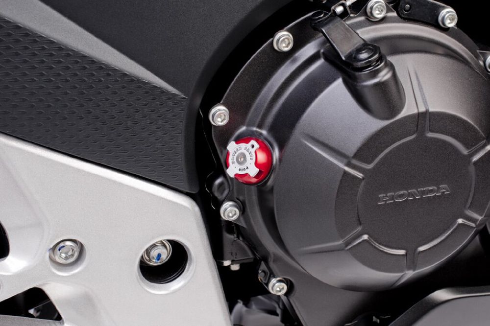 PUIG 6156R Ölverschlusskappe  passend fuer HONDA NT650V DEAUVILLE Rot
