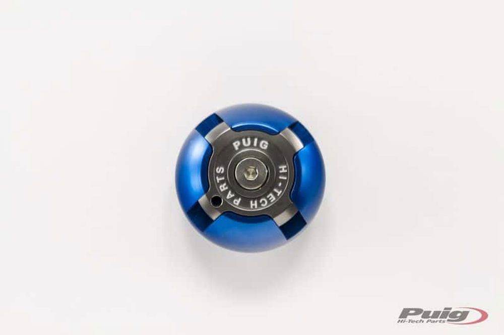 PUIG 6157A Ölverschlusskappe  passend fuer YAMAHA XT660X Blau