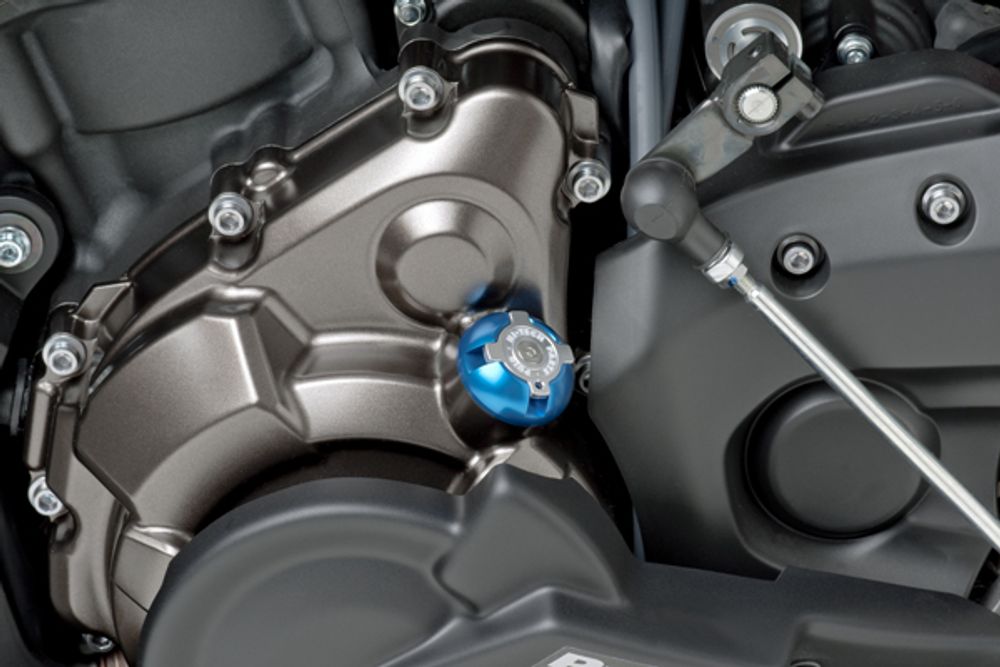 PUIG 6157A Ölverschlusskappe  passend fuer YAMAHA XT660X Blau