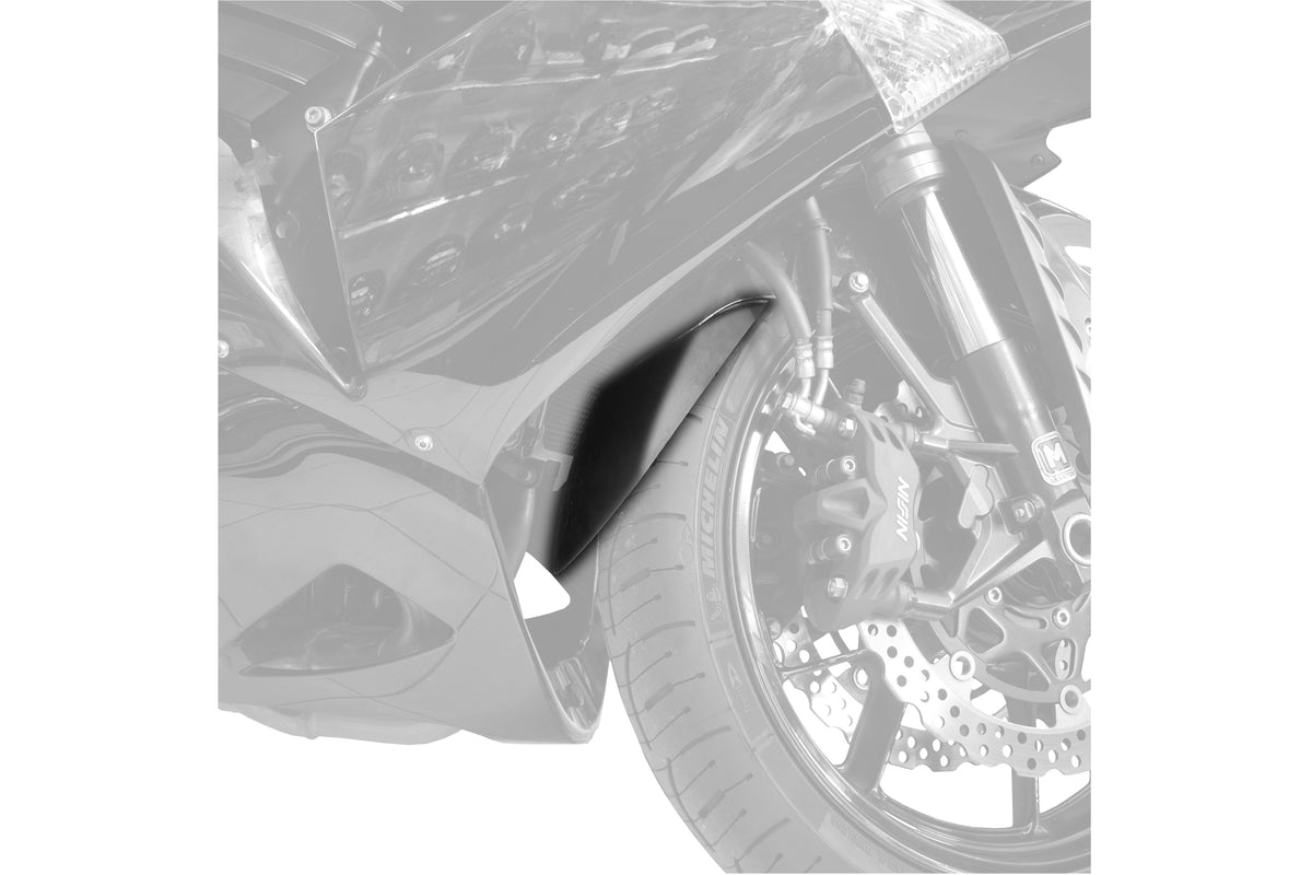 PUIG 6163N Verlängerung des vorderen Schutzblechs  passend fuer KAWASAKI GTR1400 Schwarz