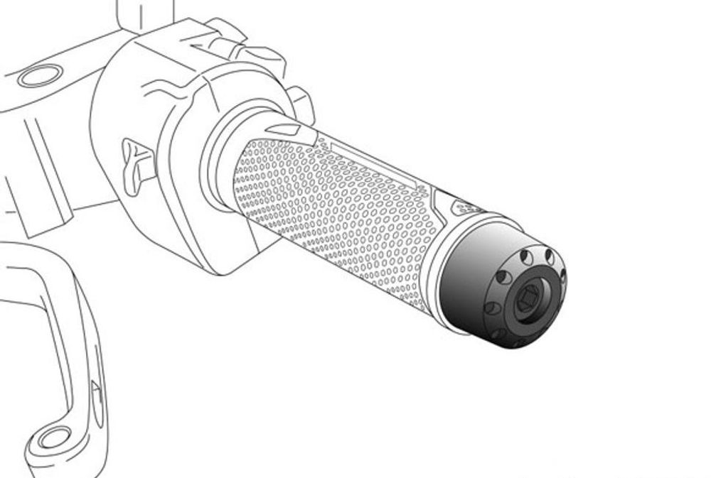 PUIG 6192P Lenkerenden Kurz  passend fuer SUZUKI SFV650 GLADIUS Silber