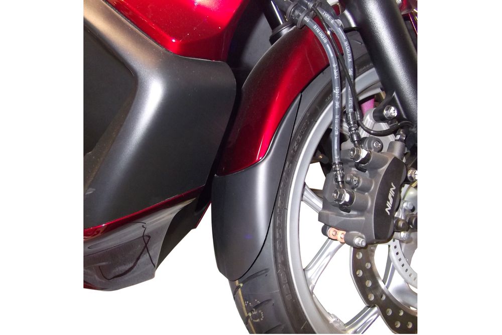PUIG 6302N Verlängerung des vorderen Schutzblechs  passend fuer HONDA INTEGRA 750 Schwarz