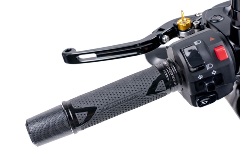 PUIG 6325N Radikal Griffe  passend fuer KAWASAKI KLE500 Schwarz