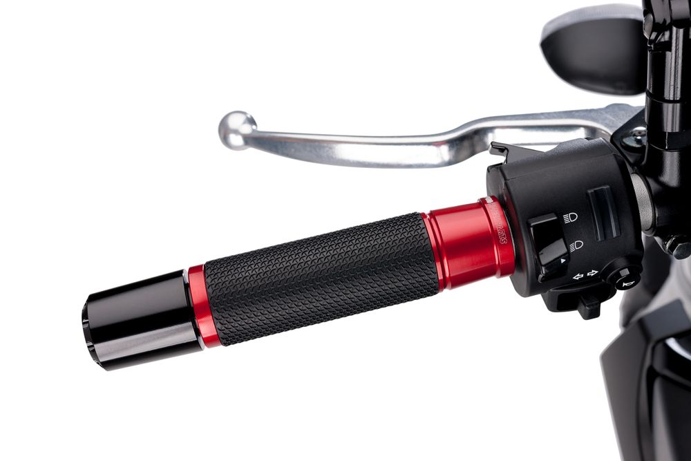 PUIG 6326R Ascent Griffe  passend fuer KAWASAKI KLE500 Rot