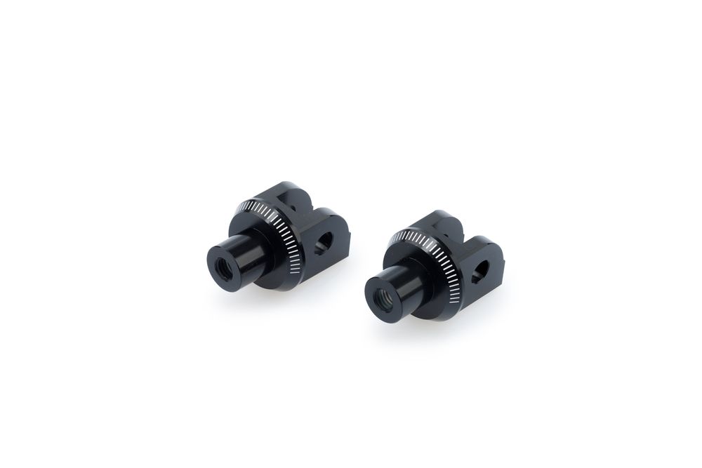 PUIG 6338N Vintage Fußrasten  passend fuer APRILIA SHIVER 750 Schwarz