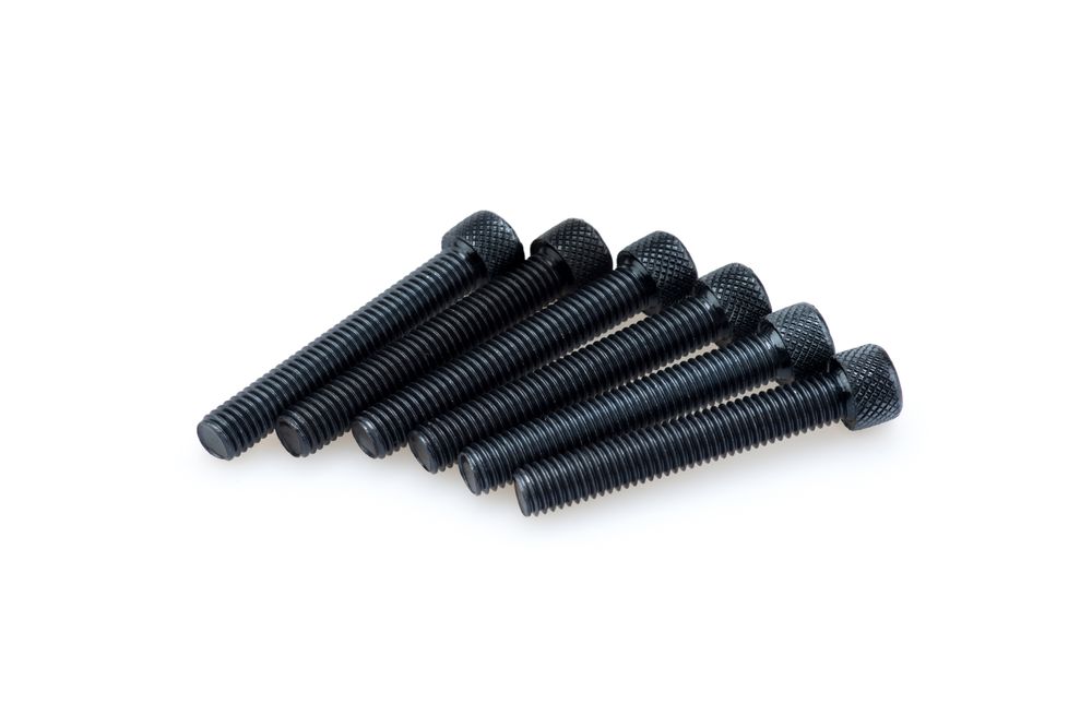 PUIG 0524N Muttern aus Anodisierten Aluminium  passend fuer UNIVERSAL UNIVERSAL Schwarz