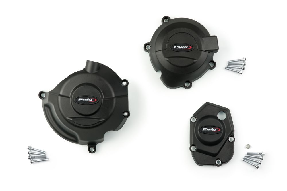 PUIG 20417N Motorschutzhauben  passend fuer KAWASAKI Z1000 Schwarz