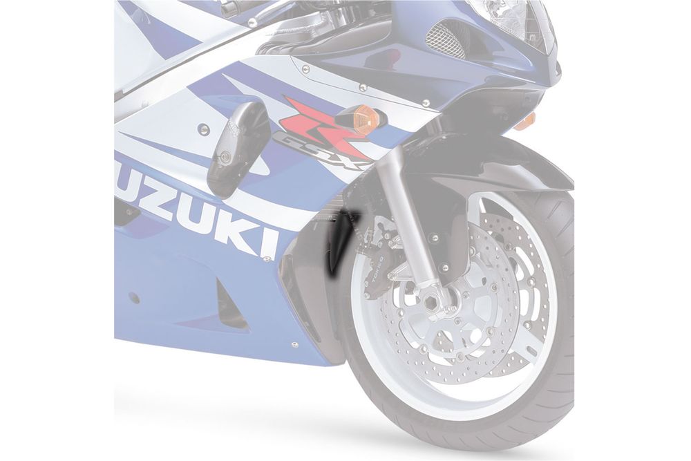 PUIG 9936N Verlängerung des vorderen Schutzblechs  passend fuer SUZUKI GSX-R1000 Schwarz