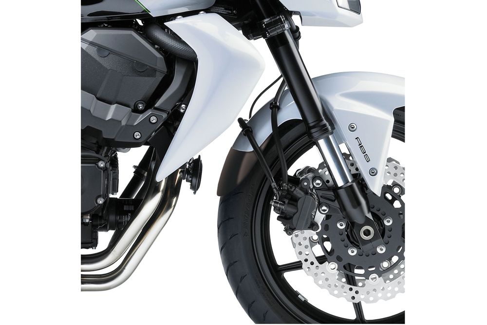 PUIG 6419N Verlängerung des vorderen Schutzblechs  passend fuer KAWASAKI Z750 Schwarz
