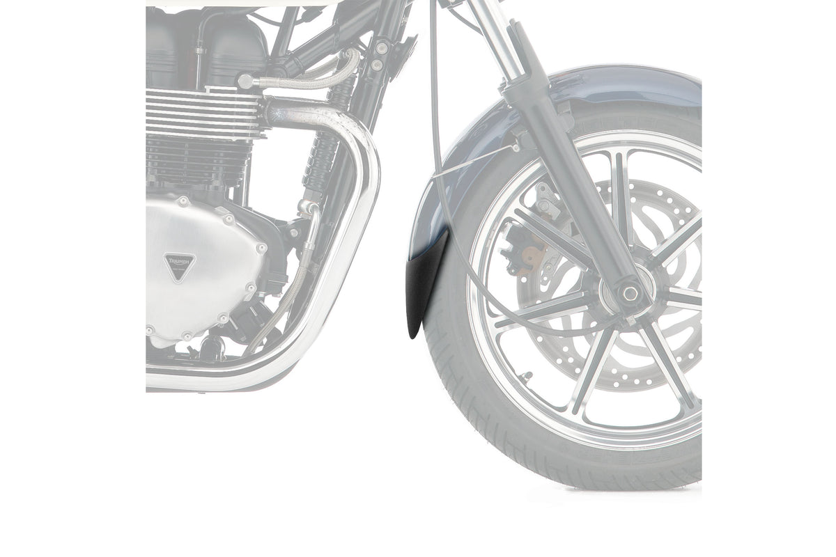 PUIG 6435N Verlängerung des vorderen Schutzblechs  passend fuer TRIUMPH BONNEVILLE Schwarz