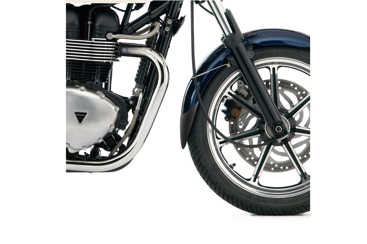 PUIG 6435N Verlängerung des vorderen Schutzblechs  passend fuer TRIUMPH BONNEVILLE Schwarz
