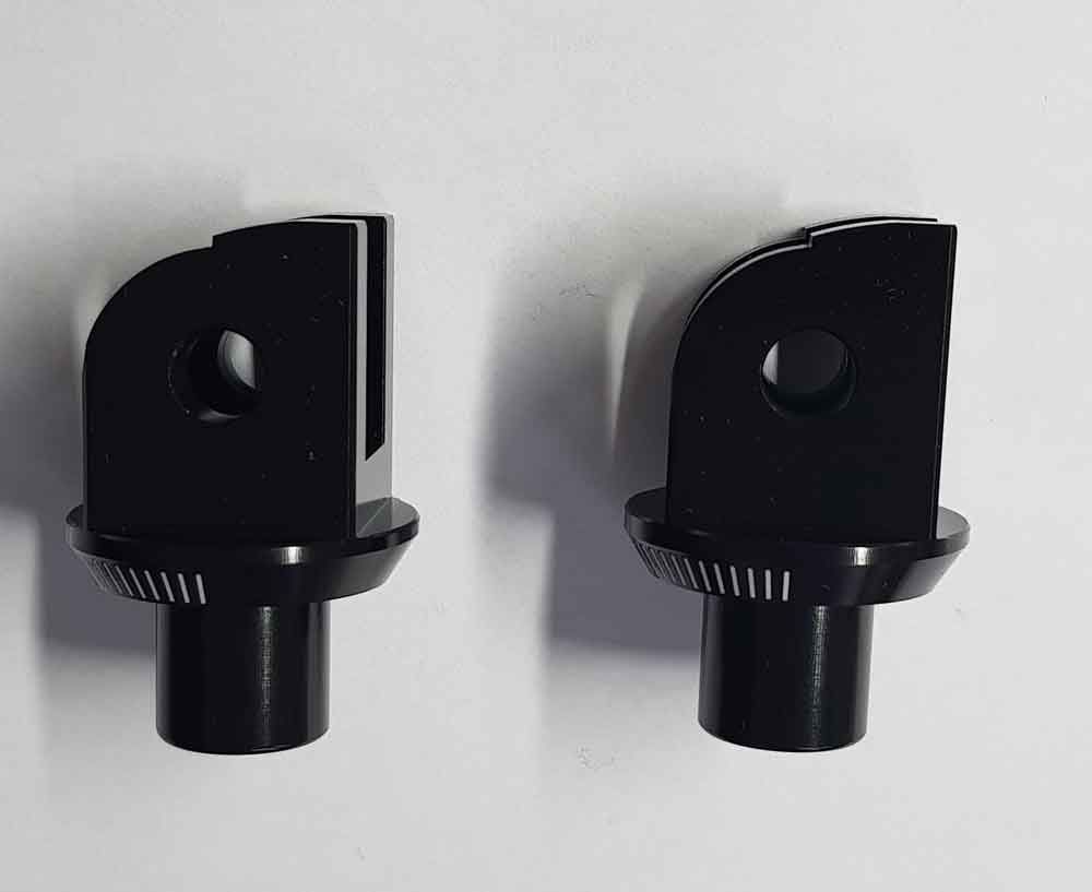 PUIG 6453N Vintage Fußrasten  passend fuer SUZUKI GSX-R1000 Schwarz