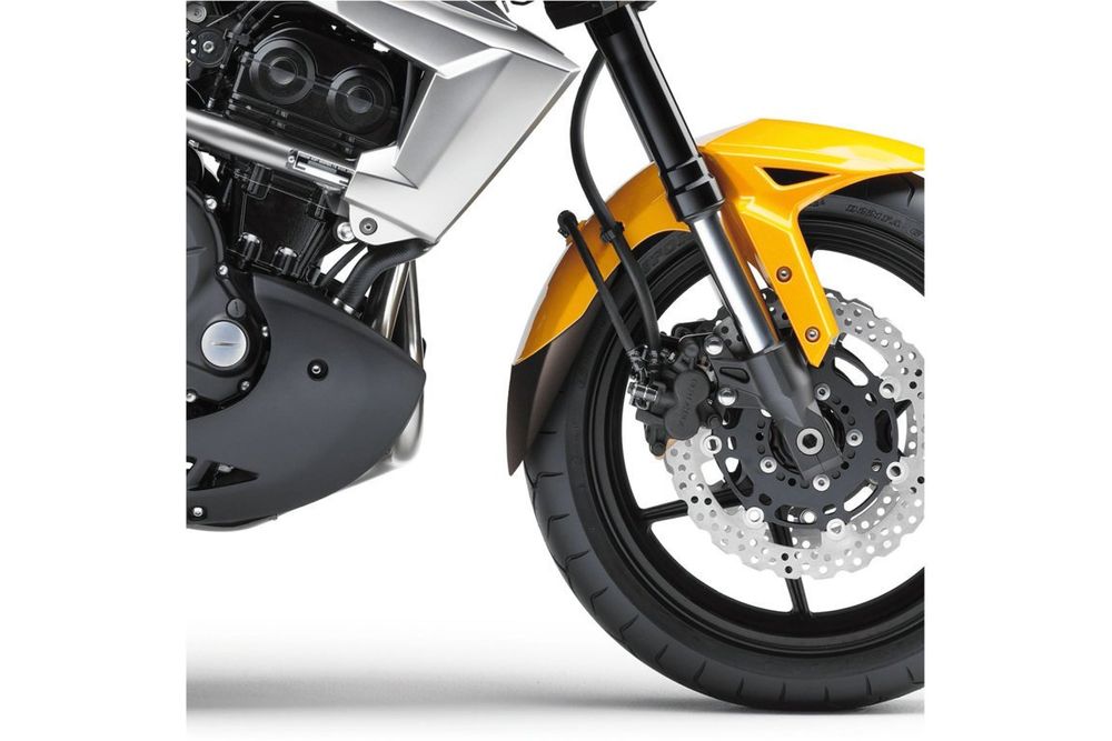 PUIG 5778N Verlängerung des vorderen Schutzblechs  passend fuer KAWASAKI VERSYS 650 Schwarz
