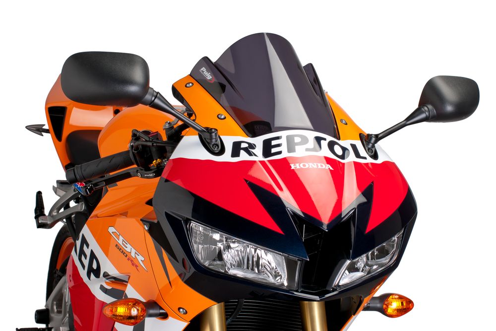 PUIG 6478F Z-Racing Scheibe  passend fuer HONDA CBR600RR Stark getönt